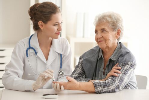 médecin et patient diabète